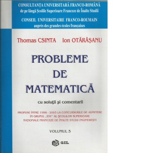 Probleme de matematica propuse la ENI (1998 - 2003)
