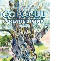 Copacul creatie divina. Acuarela
