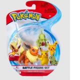 Set 3 figurine de actiune, Pokemon, Flareon & Larvitar & Pikachu