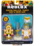 Pachet cu 2 figurine, Roblox Celebrity, Kingdom Simulator: Thunder Saint & Sword Saint
