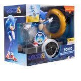 Sonic The Hedgehog 2 Movie Vehicul RC cu roti luminoase si figurina inclusa
