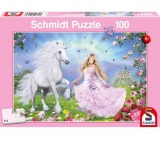 Puzzle Schmidt: Printesa unicornilor, 100 piese
