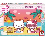Puzzle Schmidt: Hello Kitty - Distractie la plaja cu Kitty, 100 piese