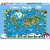 Puzzle Schmidt: Lumea ta uimitoare, 200 piese
