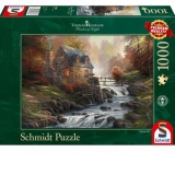 Puzzle Schmidt: Thomas Kinkade - Moara de piatra, 1000 piese