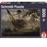 Puzzle Schmidt: Nava ancorata, 1000 piese