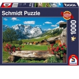 Puzzle Schmidt: Paradis la munte, 1000 piese