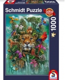 Puzzle Schmidt: Regele junglei, 1000 piese