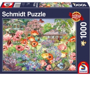 Puzzle Schmidt: Gradina inflorita, 1000 piese