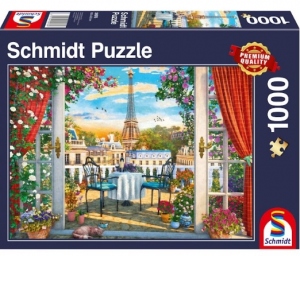 Puzzle Schmidt: O terasa la Paris, 1000 piese