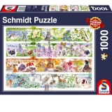 Puzzle Schmidt: Anotimpuri, 1000 piese