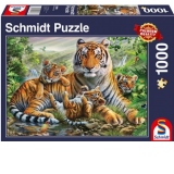 Puzzle Schmidt: Tigrul si puii acestuia, 1000 piese