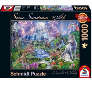 Puzzle Schmidt: Steve Sundram-Viata in padure, 1000 piese