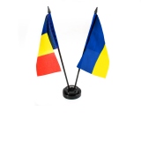Set stegulete pentru birou Romania - Ucraina si suport