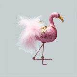 Ornament brad Craciun Flamingo Roz, Charisma, 11x20