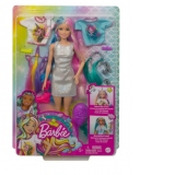 Papusa Barbie - Set de joaca parul stralucitor