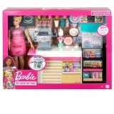 Barbie - Set cafenea cu 20 de accesorii