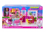Papusa Barbie - Set de joaca restaurant