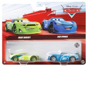 Cars 3 - Set 2 masinute metalice Chase Racelott si Cam Spinner