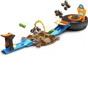 Hot Wheels Monster truck - Pista cu obstacole