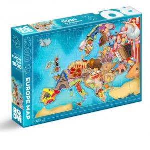 Puzzle 1000 piese - Europe Map
