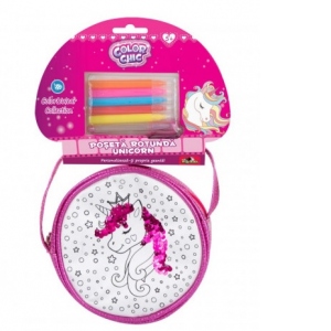 Set Creativ Color Chic, Poseta Rotunda Unicorn