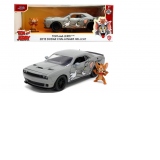 Masina metalica Dodge Challenger Hellcat scara 1:24 + figurina Jerry