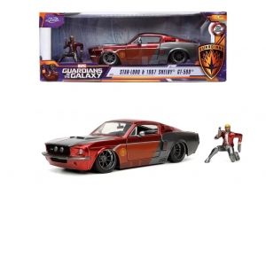 Masina Ford Mustang 1967 scara 1:24 + figurina Star Lord