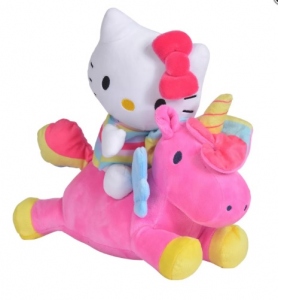 Jucarie de plus Hello Kitty pe Unicorn, 25 cm