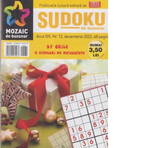 Sudoku de buzunar. Nr. 12/2022