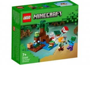 LEGO Minecraft - Aventura din mlastina, 65 piese