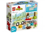 LEGO DUPLO - Casa pe roti a familiei, 31 piese