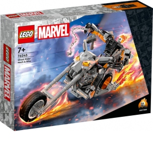 LEGO Marvel Super Heroes - Robot si motocicleta Ghost Rider, 264 piese