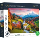 Puzzle Treft UFT 1000 piese - Peisaj idilic Alpi