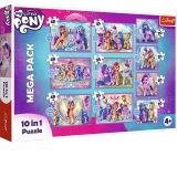 Puzzle Trefl 10in1 - My Little Pony, Poneii stralucitori