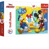 Puzzle Trefl 30 piese - Disney, Mickey Mouse