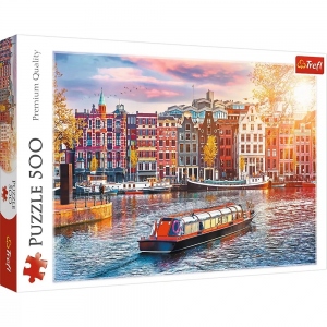 Puzzle Trefl 500 piese - Amsterdam