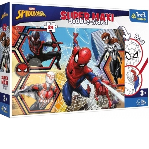 Puzzle Trefl Primo Super Maxi 24 piese - Spiderman in actiune