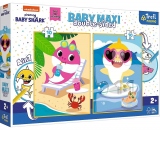 Puzzle Trefl Primo Baby Maxi 2x10 - Baby Shark