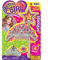 Set tiara si bagheta Jaru, Glitter Girl