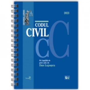 Codul Civil. Ianuarie 2023. Editie Spiralata, Tiparita Pe Hartie Alba