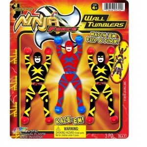 Set 3 figurine flexibile Jaru, Ninja Force