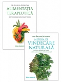 Pachet Vindecare naturala (2 carti): 1. Alimentatia terapeutica; 2. Metoda de vindecare naturala