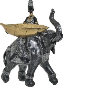 Decoratiune Elephant Rider, Charisma, 32Χ17Χ37