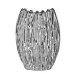 Vaza Ceramica, Argint, Charisma 18x9x26