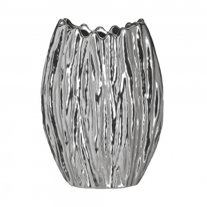 Vaza Ceramica Argint, Charisma 15x8x20