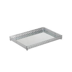 Tava Metal, Oglinda, Argint, Charisma 35x25x4