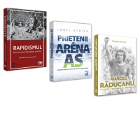 Pachet - Istoria Fotbalului din Romania: Pompiliu Constantin - Rapidismul: istoria unui fenomen sportiv. George Coca-Lob: Marce (3 carti)l Raducanu - TALENT, FENOMEN si LEGENDA. Ionel Stoica - Prietenii din Arena As (3 carti)
