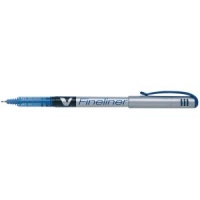 Fineliner V-Fineliner Pilot 0.5 mm, varf fin, albastru