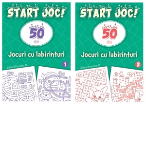 Pachet Start joc! 50 de jocuri cu labirinturi (2 volume)